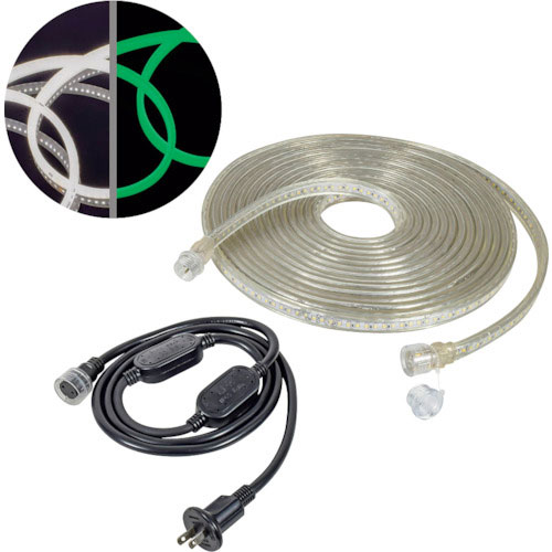 日動　ＬＥＤコネクトライン　両面発光　５ｍ　白　蓄光タイプ＿