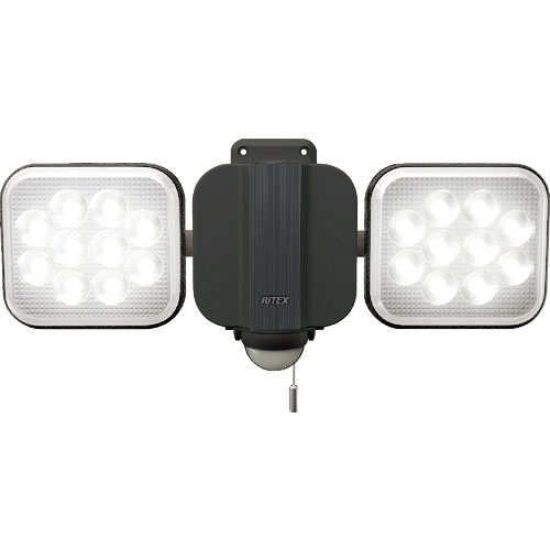 ライテックス　１４Ｗ２灯フリーアーム式ＬＥＤセンサーライト＿