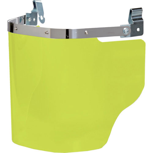 ＴＲＵＳＣＯ　ヘルメット取付型大型防災面　イエロー（前面プレートなし）＿