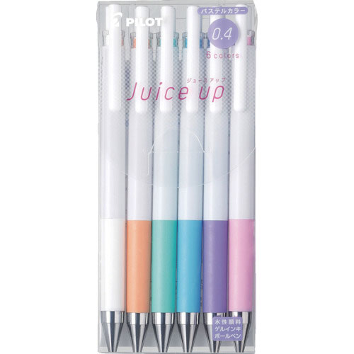 パイロット　ゲルインキボールペン　ジュースアップ０．４　パステルカラー６色セット＿