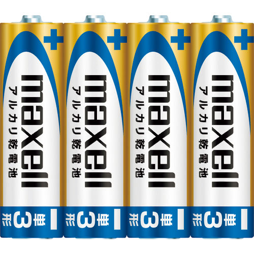 マクセル　アルカリ乾電池単３（４個入り）＿