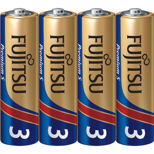 富士通　アルカリ乾電池単３　ＰｒｅｍｉｕｍＳ　（４本入）＿