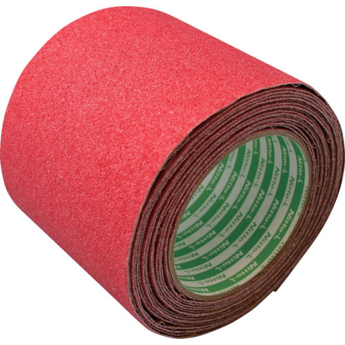 日東エルマテ　ノンスリップテープ　１００ｍｍ×５ｍ　レッド＿