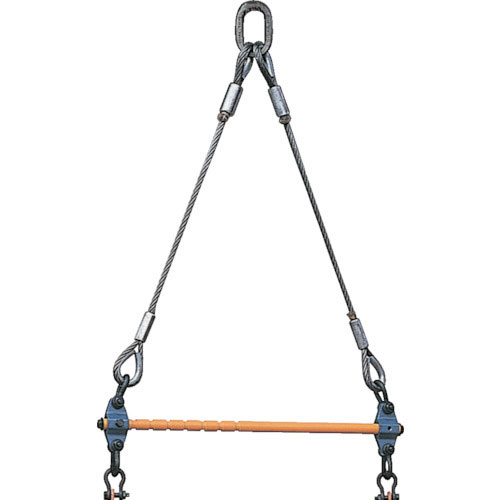 スーパー　天秤（上部ワイヤロープ・リング付、キャパ調整式）＿