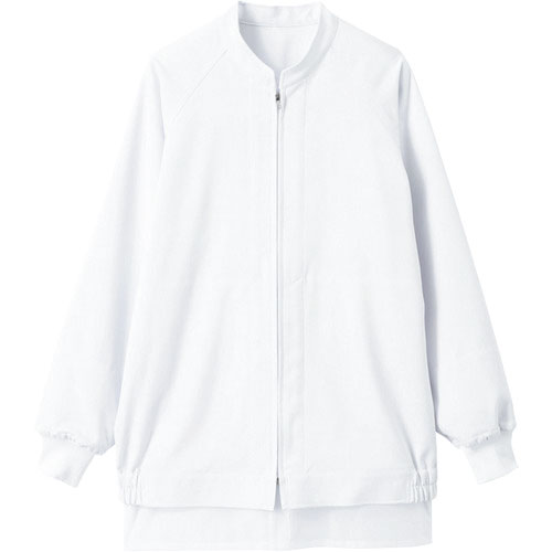 サンペックス　男女兼用長袖ジャンパー　ホワイト　４Ｌ＿