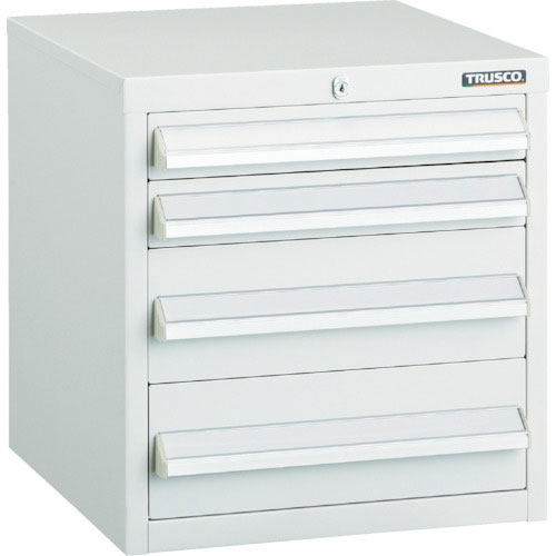 ＴＲＵＳＣＯ　ＬＶＲ型キャビネット　３９２Ｘ４１２ＸＨ４２０　引出４段　Ｗ＿
