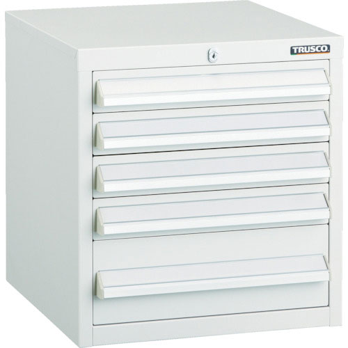 ＴＲＵＳＣＯ　ＬＶＲ型キャビネット　３９２Ｘ４１２ＸＨ４２０　引出５段　Ｗ＿