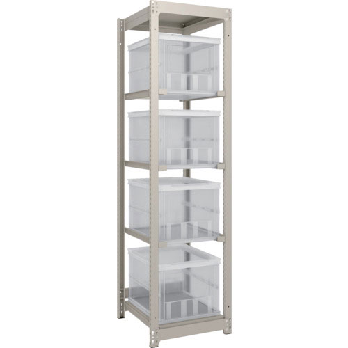 ＴＲＵＳＣＯ　スチールラック　Ｍ１．５型　オリコン保管タイプ　Ｈ１８００ＸＷ４３０ＸＤ５９５　ＴＳＫ＿