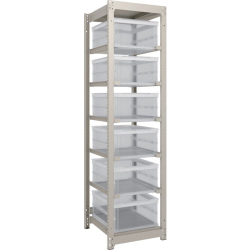 ＴＲＵＳＣＯ　スチールラック　Ｍ１．５型　オリコン保管タイプ　Ｈ１８００ＸＷ４３０ＸＤ５９５　ＴＳＫ＿