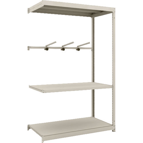 ＴＲＵＳＣＯ　スチールラック　Ｍ１．５型軽中量棚　１１６０Ｘ５９５Ｘ１８００　３段　アーム１段　連結＿