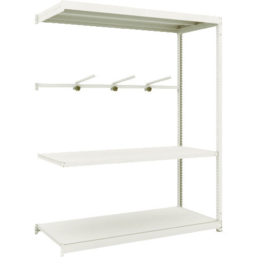 ＴＲＵＳＣＯ　スチールラック　Ｍ１．５型軽中量棚　１４６０Ｘ５９５Ｘ１８００　３段　アーム１段　連結＿