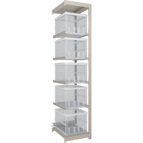 ＴＲＵＳＣＯ　スチールラック　Ｍ１．５型軽中量棚　オリコン保管タイプ　Ｈ２１００ＸＷ４３０ＸＤ５９５＿