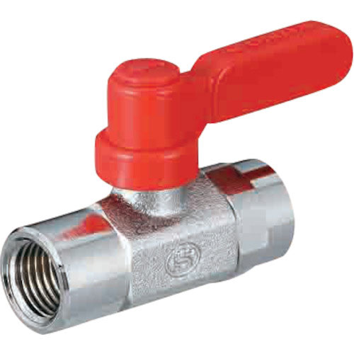 オンダ製作所　ボールバルブ　フリーボールＭ１型Ｒタイプ（ロングハンドル）　Ｒｃ３／８　×　Ｒｃ３／８＿