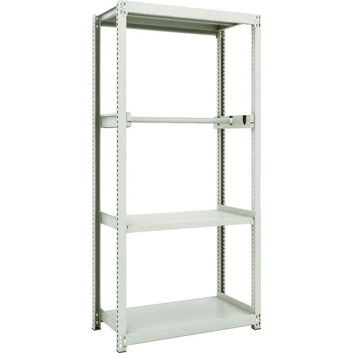 ＴＲＵＳＣＯ　スチールラック　Ｍ２型軽中量棚　８６０Ｘ４５０ＸＨ１８００　パイプ１段　単体＿