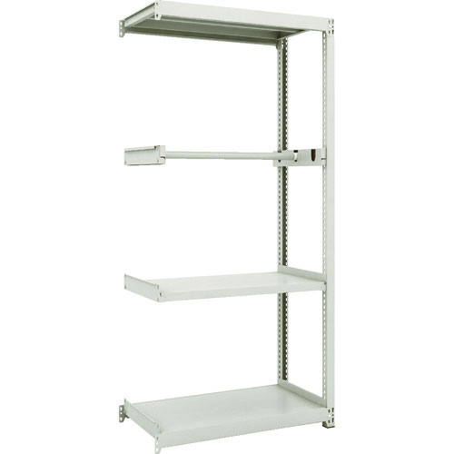 ＴＲＵＳＣＯ　スチールラック　Ｍ２型軽中量棚　８６０Ｘ４５０ＸＨ１８００　パイプ１段　連結＿