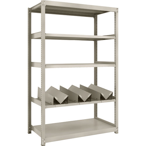 ＴＲＵＳＣＯ　スチールラック　Ｍ２型軽中量棚　１１６０Ｘ６００ＸＨ１８００　缶受Ｘ３付＿