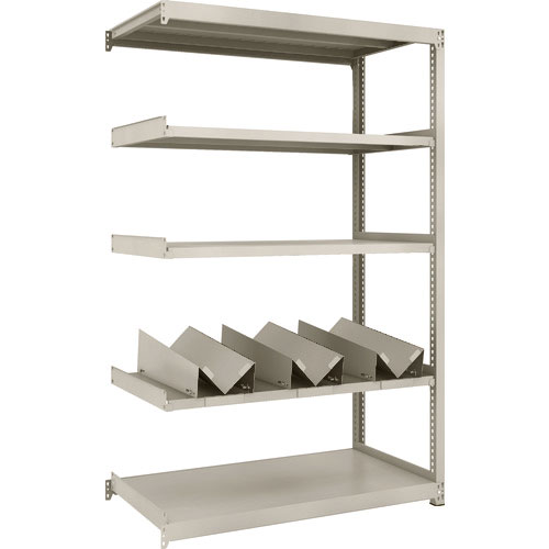 ＴＲＵＳＣＯ　スチールラック　Ｍ２型軽中量棚　１１６０Ｘ６００ＸＨ１８００　缶受Ｘ３付　連結＿