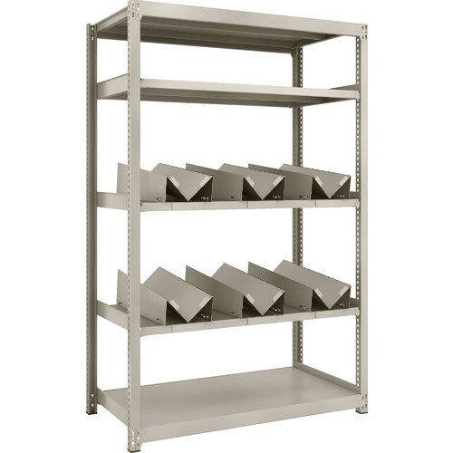 ＴＲＵＳＣＯ　スチールラック　Ｍ２型軽中量棚　１１６０Ｘ６００ＸＨ１８００　缶受Ｘ６付＿