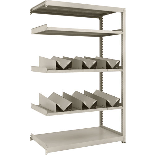 ＴＲＵＳＣＯ　スチールラック　Ｍ２型軽中量棚　１１６０Ｘ６００ＸＨ１８００　缶受Ｘ６付　連結＿