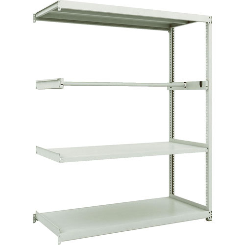 ＴＲＵＳＣＯ　スチールラック　Ｍ２型軽中量棚　１４６０Ｘ６００ＸＨ１８００　パイプ１段　連結＿