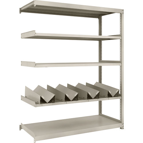 ＴＲＵＳＣＯ　スチールラック　Ｍ２型軽中量棚　１４６０Ｘ６００ＸＨ１８００　缶受Ｘ４付　連結＿