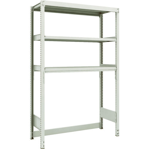 ＴＲＵＳＣＯ　スチールラック　Ｍ２型軽中量棚　下段開放型　１１６０Ｘ４５０ＸＨ１８００　３段　単体＿
