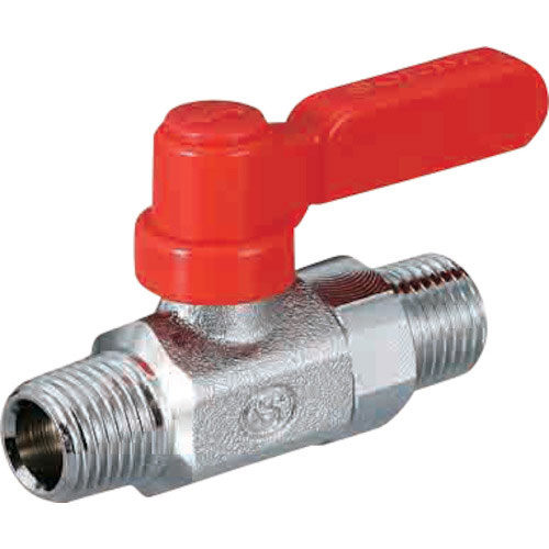 オンダ製作所　ボールバルブ　フリーボールＭ３型Ｒタイプ（ロングハンドル）　Ｒ１／４　×　Ｒ１／４＿