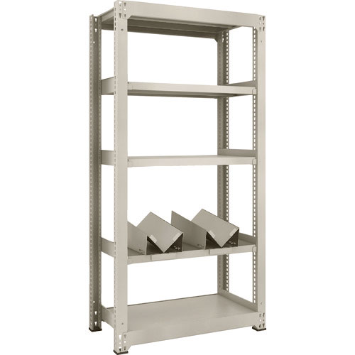 ＴＲＵＳＣＯ　一斗缶ラック　スチールラック　Ｍ３型中量棚　Ｗ９００×Ｄ４７１×Ｈ１８００　５段　単体＿