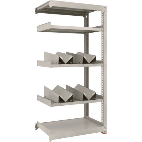 ＴＲＵＳＣＯ　一斗缶ラック　スチールラック　Ｍ３型中量棚　Ｗ９００×Ｄ５７１×Ｈ１８００　５段　連結＿