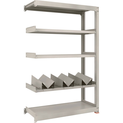 ＴＲＵＳＣＯ　一斗缶ラック　スチールラック　Ｍ３型中量棚　Ｗ１２００×Ｄ４７１×Ｈ１８００　５段　連＿