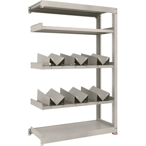 ＴＲＵＳＣＯ　一斗缶ラック　スチールラック　Ｍ３型中量棚　Ｗ１２００×Ｄ４７１×Ｈ１８００　５段　連＿