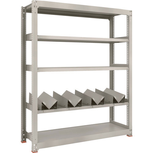 ＴＲＵＳＣＯ　一斗缶ラック　スチールラック　Ｍ３型中量棚　Ｗ１５００×Ｄ４７１×Ｈ１８００　５段　単＿