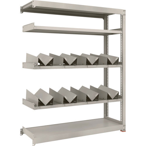 ＴＲＵＳＣＯ　一斗缶ラック　スチールラック　Ｍ３型中量棚　Ｗ１５００×Ｄ４７１×Ｈ１８００　５段　連＿