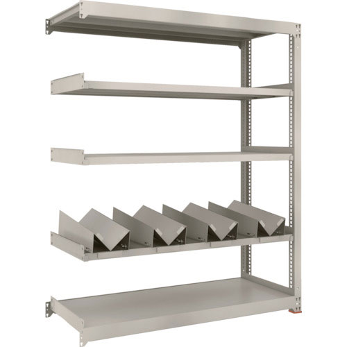 ＴＲＵＳＣＯ　一斗缶ラック　スチールラック　Ｍ３型中量棚　Ｗ１５００×Ｄ５７１×Ｈ１８００　５段　連＿