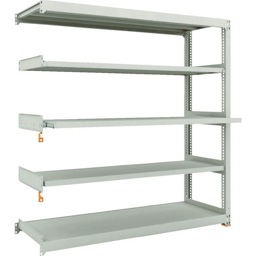 ＴＲＵＳＣＯ　スチールラック　Ｍ３型中量棚　１８００Ｘ５７１ＸＨ１８００　５段うちスライド２段　連結＿