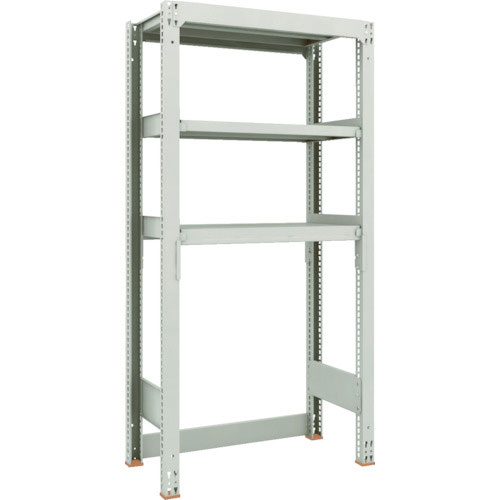 ＴＲＵＳＣＯ　スチールラック　Ｍ３型中量棚　下段開放型　Ｗ９００ＸＤ４７１ＸＨ１８００　３段　単体＿