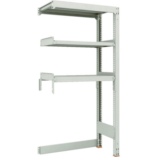 ＴＲＵＳＣＯ　スチールラック　Ｍ３型中量棚　下段開放型　Ｗ９００ＸＤ４７１ＸＨ１８００　３段　連結＿