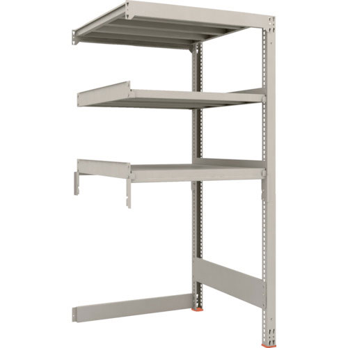 ＴＲＵＳＣＯ　スチールラック　Ｍ３型中量棚　下段開放型　Ｈ１８００ＸＷ９００ＸＤ９２１　３段　連結＿