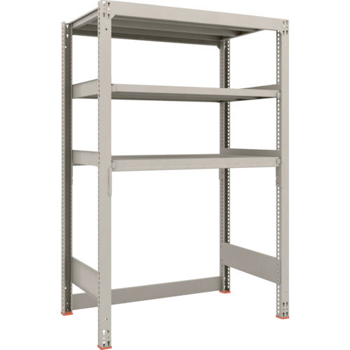 ＴＲＵＳＣＯ　スチールラック　Ｍ３型中量棚　下段開放型　Ｈ１８００ＸＷ１２００ＸＤ７２１　３段　単体＿