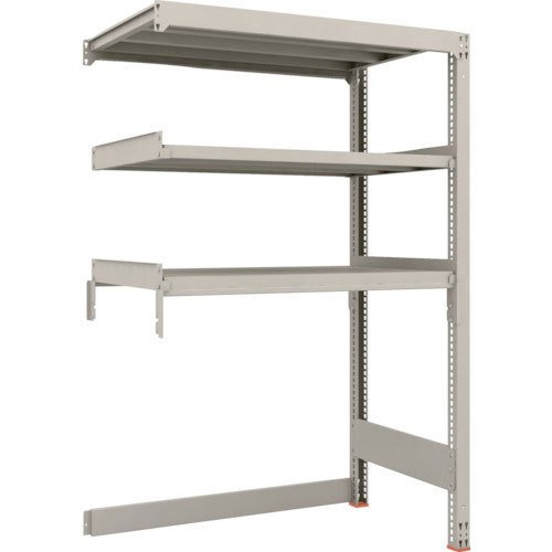 ＴＲＵＳＣＯ　スチールラック　Ｍ３型中量棚　下段開放型　Ｈ１８００ＸＷ１２００ＸＤ７２１　３段　連結＿