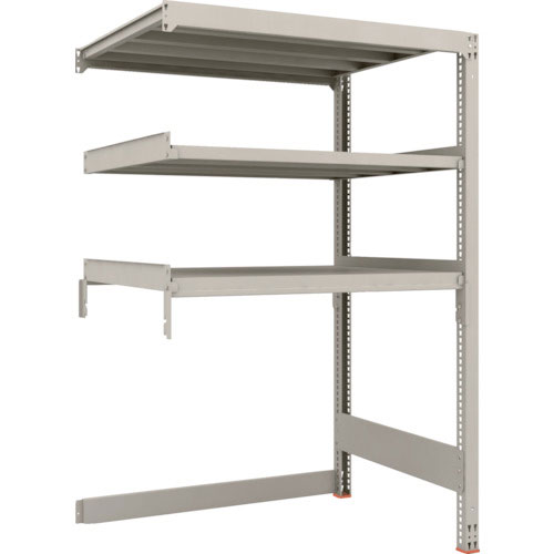 ＴＲＵＳＣＯ　スチールラック　Ｍ３型中量棚　下段開放型　Ｈ１８００ＸＷ１２００ＸＤ９２１　３段　連結＿