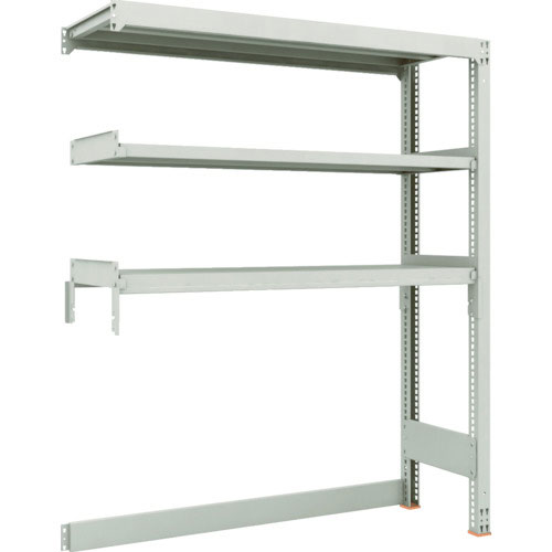 ＴＲＵＳＣＯ　スチールラック　Ｍ３型中量棚　下段開放型　Ｗ１８００ＸＤ４７１ＸＨ１８００　３段　連結＿
