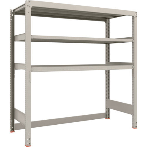 ＴＲＵＳＣＯ　スチールラック　Ｍ３型中量棚　下段開放型　Ｈ１８００ＸＷ１８００ＸＤ７２１　３段　単体＿