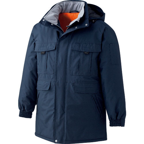 ミドリ安全　極寒　防水防寒コート　ネイビー　Ｌ＿