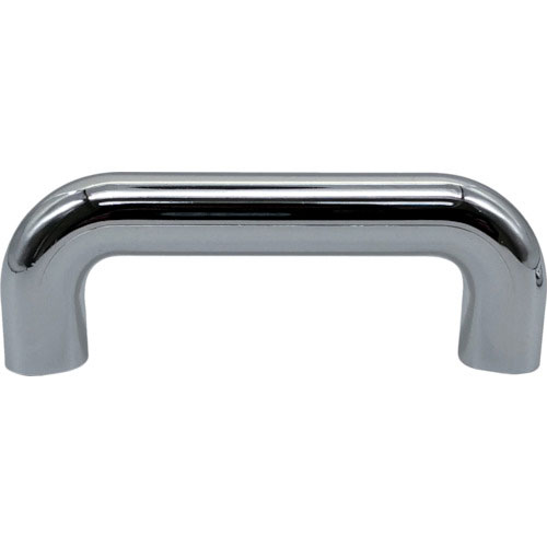 ＴＲＵＳＣＯ　丸棒取手　ＡＢＳ樹脂　クロムめっき　全長４５ｍｍ　全高２８ｍｍ　ピッチ３５ｍｍ　下穴深＿