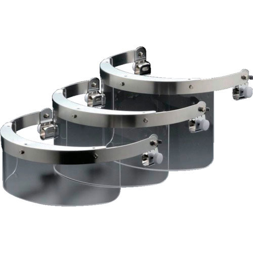 ミドリ安全　防災面　ヘルメット取付・半面シールド型　ＭＢ－１２６Ｈ　中＿