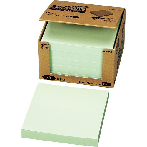 ニチバン　ふせん　ポイントメモＭＢ－２Ｇ　７５ｍｍＸ７５ｍｍ＿