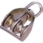 水本　ステンレス　豆ブロック２車　参考使用荷重１２０ｋｇｆ＿