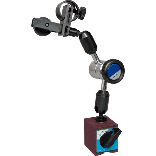 カネテック　マグネットスタンド（アームタイプ）　ハイロックミニベース　微動調整装置付　吸着力３００Ｎ＿