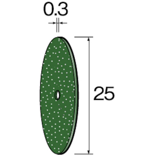 ミニモ　カッティング砥石　ＧＣ　φ２５×０．３　（１０枚入）＿